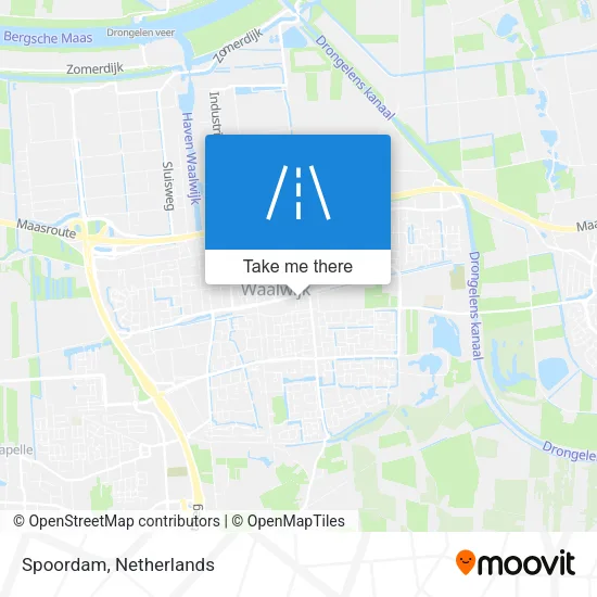 Spoordam map