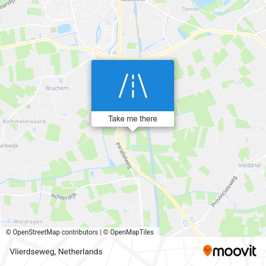 Vlierdseweg map