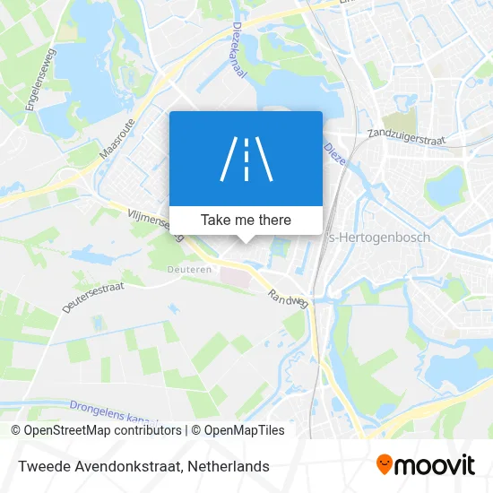Tweede Avendonkstraat map