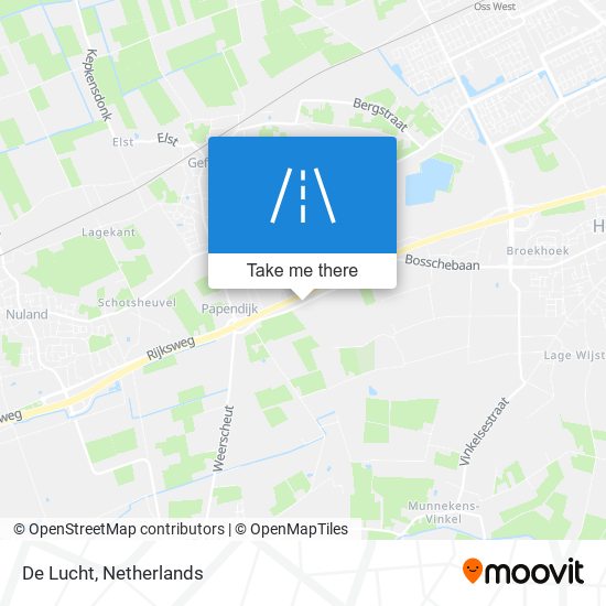 De Lucht map