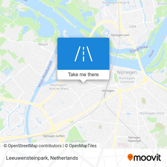 Leeuwensteinpark map