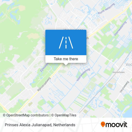 Prinses Alexia Julianapad map