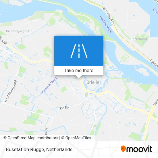 Busstation Rugge map