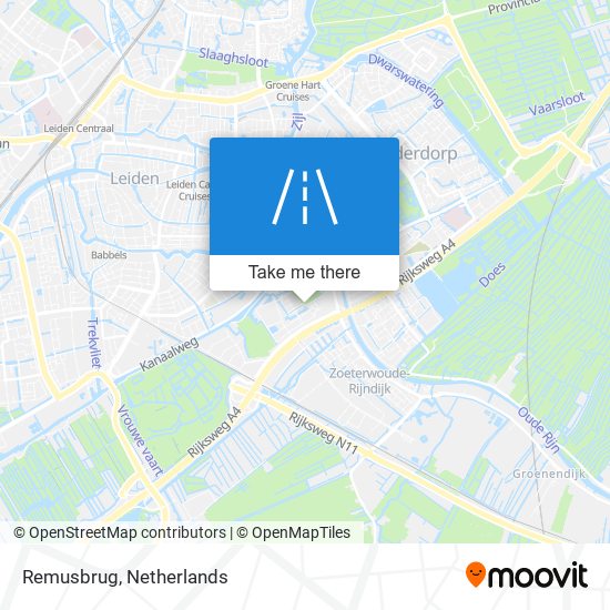 Remusbrug map