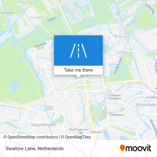Zwaluwenlaan map