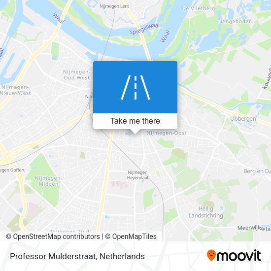 Professor Mulderstraat map