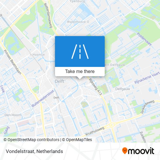 Vondelstraat map