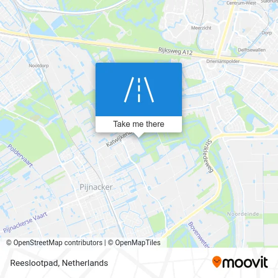 Reeslootpad map