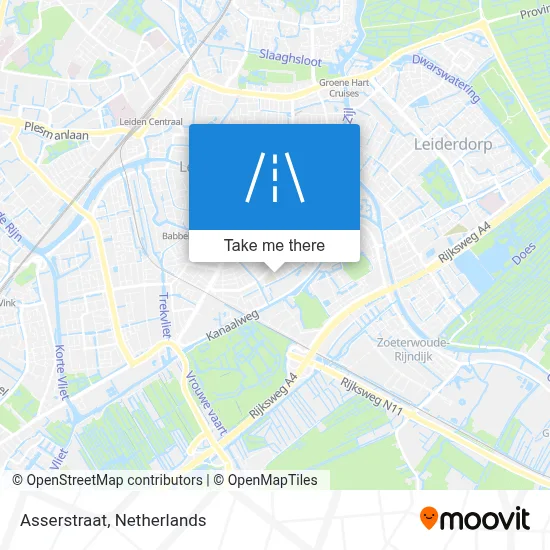 Asserstraat map