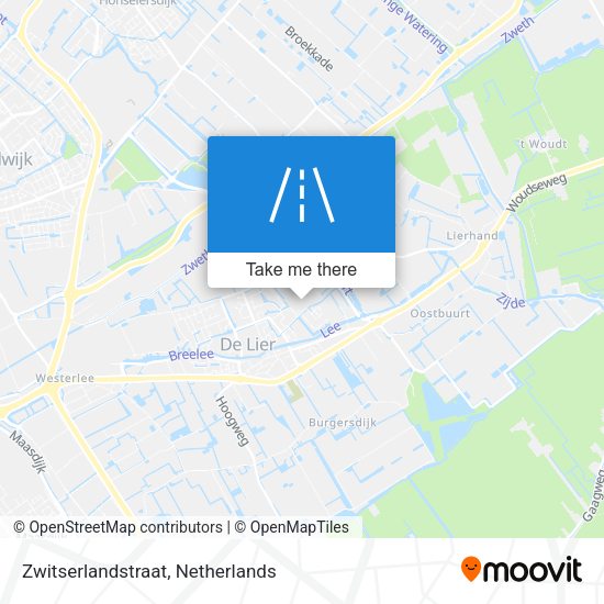 Zwitserlandstraat map