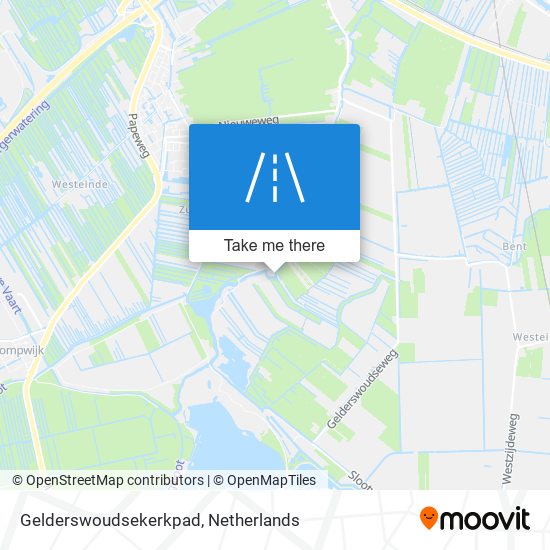 Gelderswoudsekerkpad map
