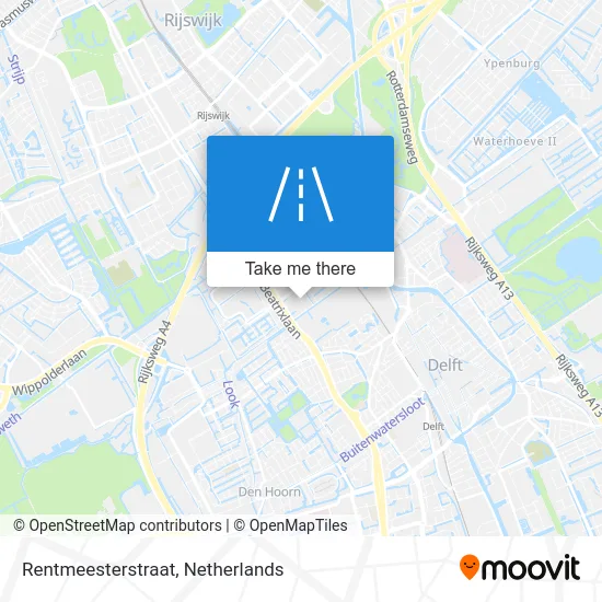 Rentmeesterstraat Karte