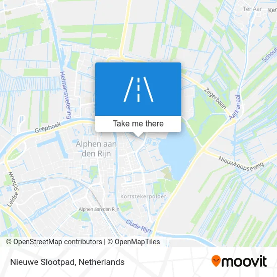 Nieuwe Slootpad map