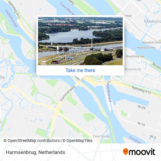 Harmsenbrug map