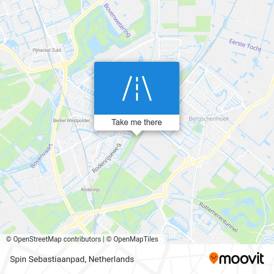 Spin Sebastiaanpad map