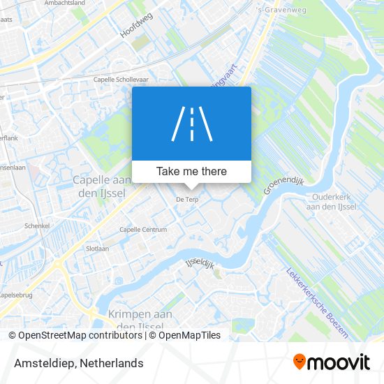 Amsteldiep map