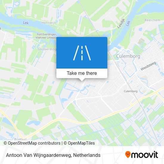 Antoon Van Wijngaardenweg map