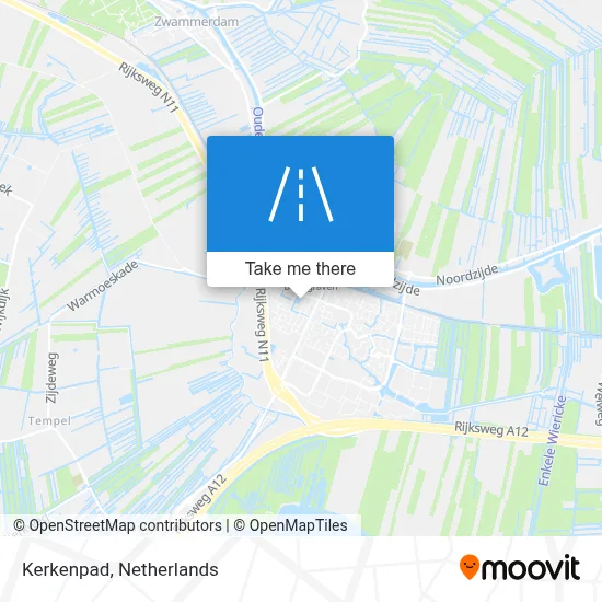 Kerkenpad map