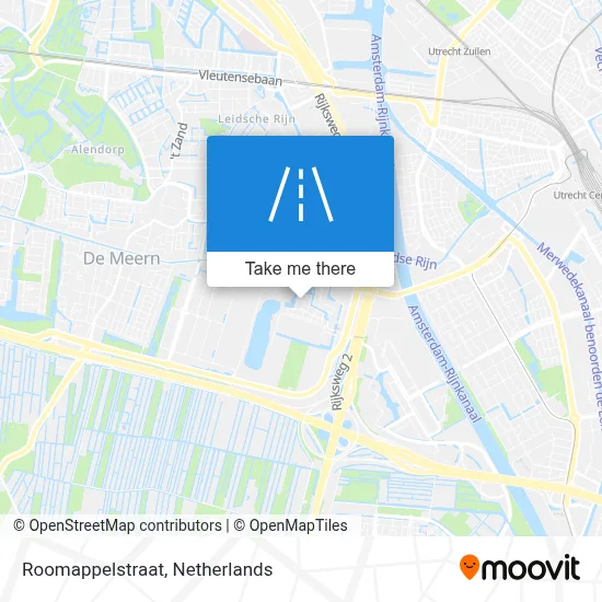 Roomappelstraat map