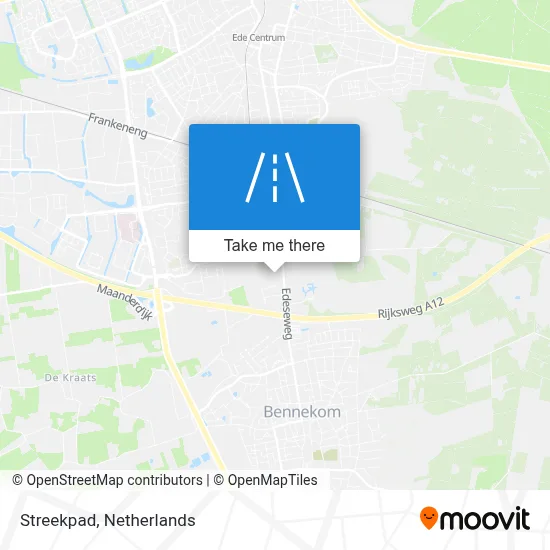 Streekpad map