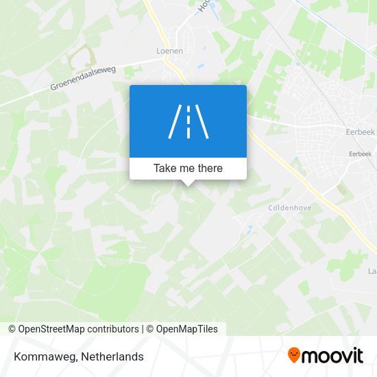 Kommaweg map