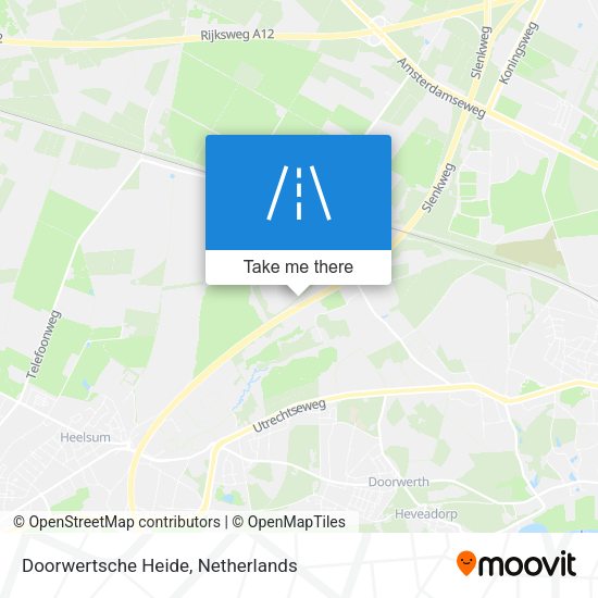 Doorwertsche Heide map