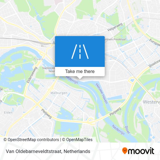 Van Oldebarneveldtstraat map