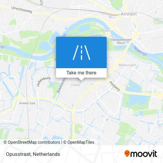 Opusstraat map
