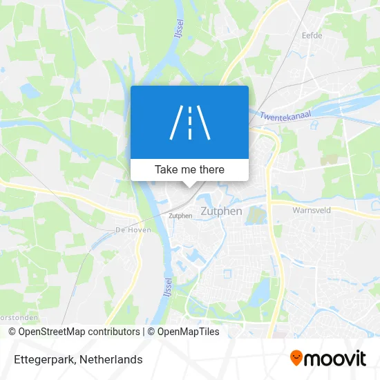 Ettegerpark map