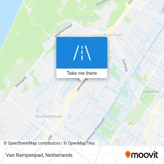 Van Rampenpad map