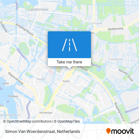 Simon Van Woerdenstraat map