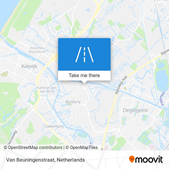 Van Beuningenstraat map
