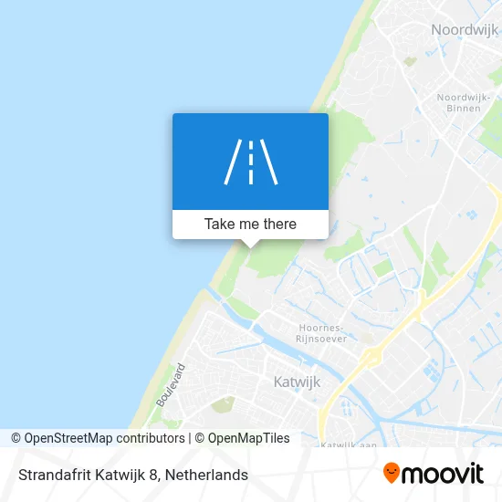 Strandafrit Katwijk 8 map