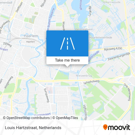 Louis Hartzstraat map