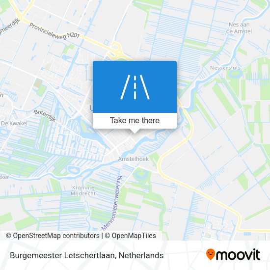 Burgemeester Letschertlaan map