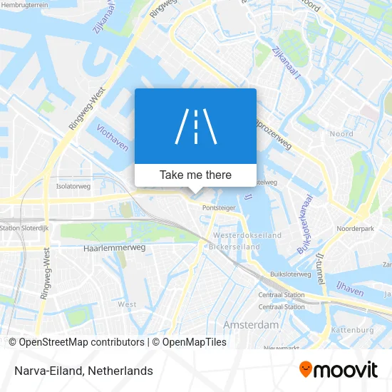 Narva-Eiland map