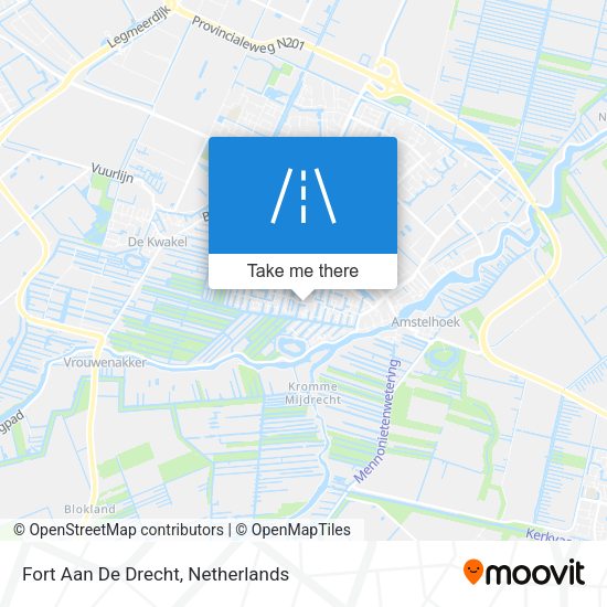 Fort Aan De Drecht map