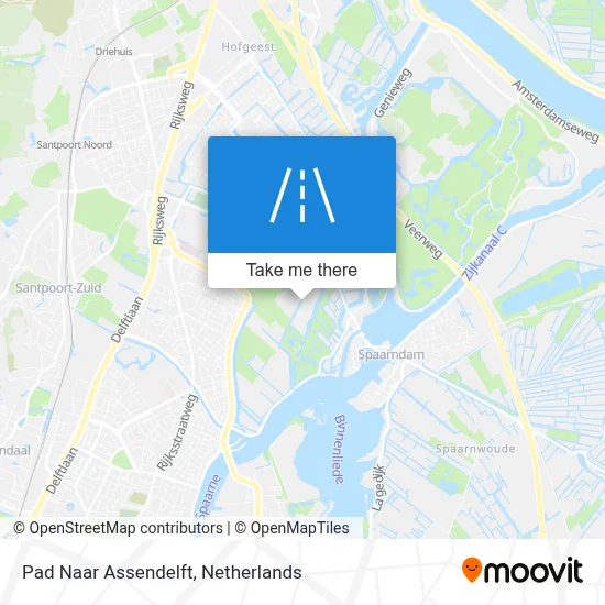 Pad Naar Assendelft map