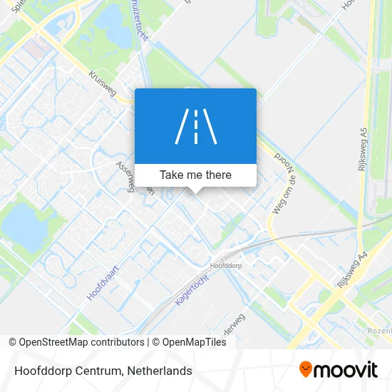 Hoofddorp Centrum map