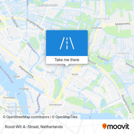 Rood-Wit A.-Straat map