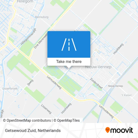 Getsewoud Zuid map