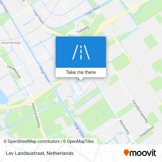 Lev Landaustraat map