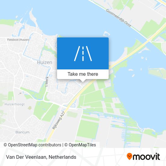 Van Der Veenlaan map