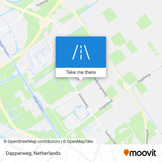 Dapperweg map