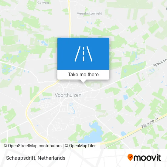 Schaapsdrift map