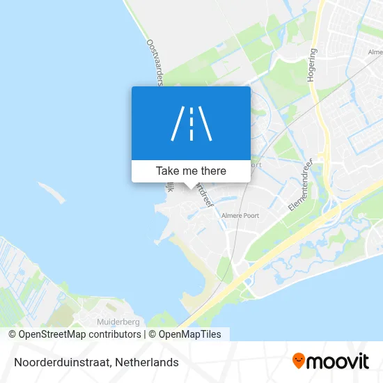 Noorderduinstraat map