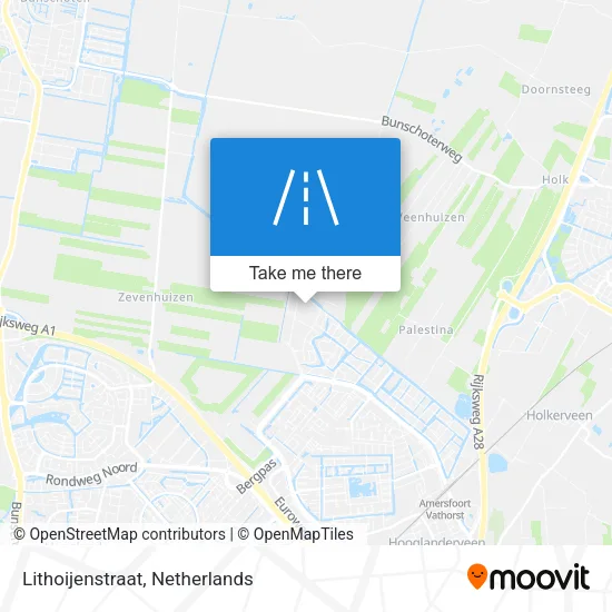 Lithoijenstraat map