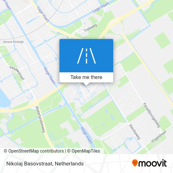Nikolaj Basovstraat map