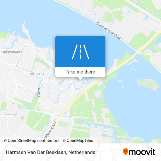 Harmsen Van Der Beeklaan map