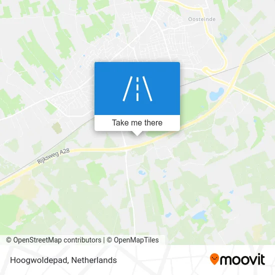 Hoogwoldepad map